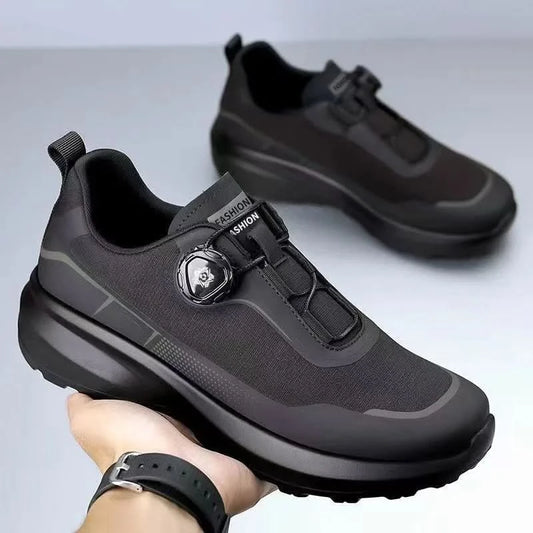 Fashion Casual Men's Shoes Designer Rotating Buckle Men Sneakers Thick-Soled Comfortable Outdoor Walking Shoes Zapatillas Hombre - M & M Global