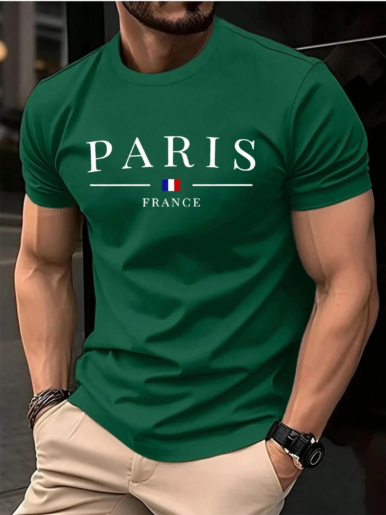 Summer Men's T-shirt 3D letter pattern Printing T-shirt Men's Personalized Hip Hop Street Clothing Tops Casual T-shirt for man - M & M Global