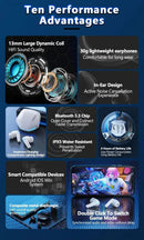 Ship From US Lenovo GM2 Pro Earphone Bluetooth 5.3 Wireless Earbuds Low Latency Headphones HD Call Dual Mode Gaming Headset