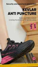 New women's anti-puncture anti-smash breathable fashion safety protection shoes