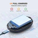 Hand Warmers Magnetic 2 Pack Rechargeable Full Warmer Body Instant Heating, 8 Hrs Long Warmer, 5,000 mAh Pocket Size Electric Wa