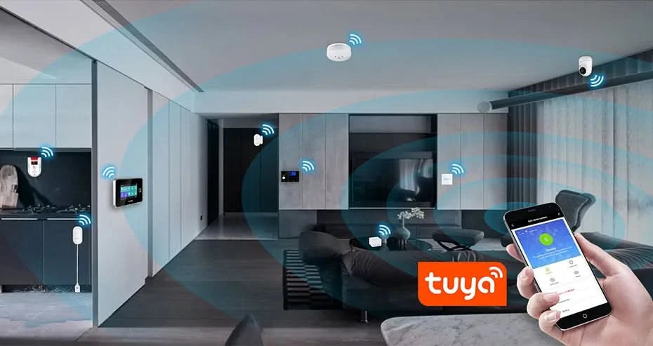 Fuers 5MP WiFi Camera Tuya Smart Home Indoor Wireless IP Surveillance Camera AI Detect Automatic Tracking Security Baby Monitor - M & M Global
