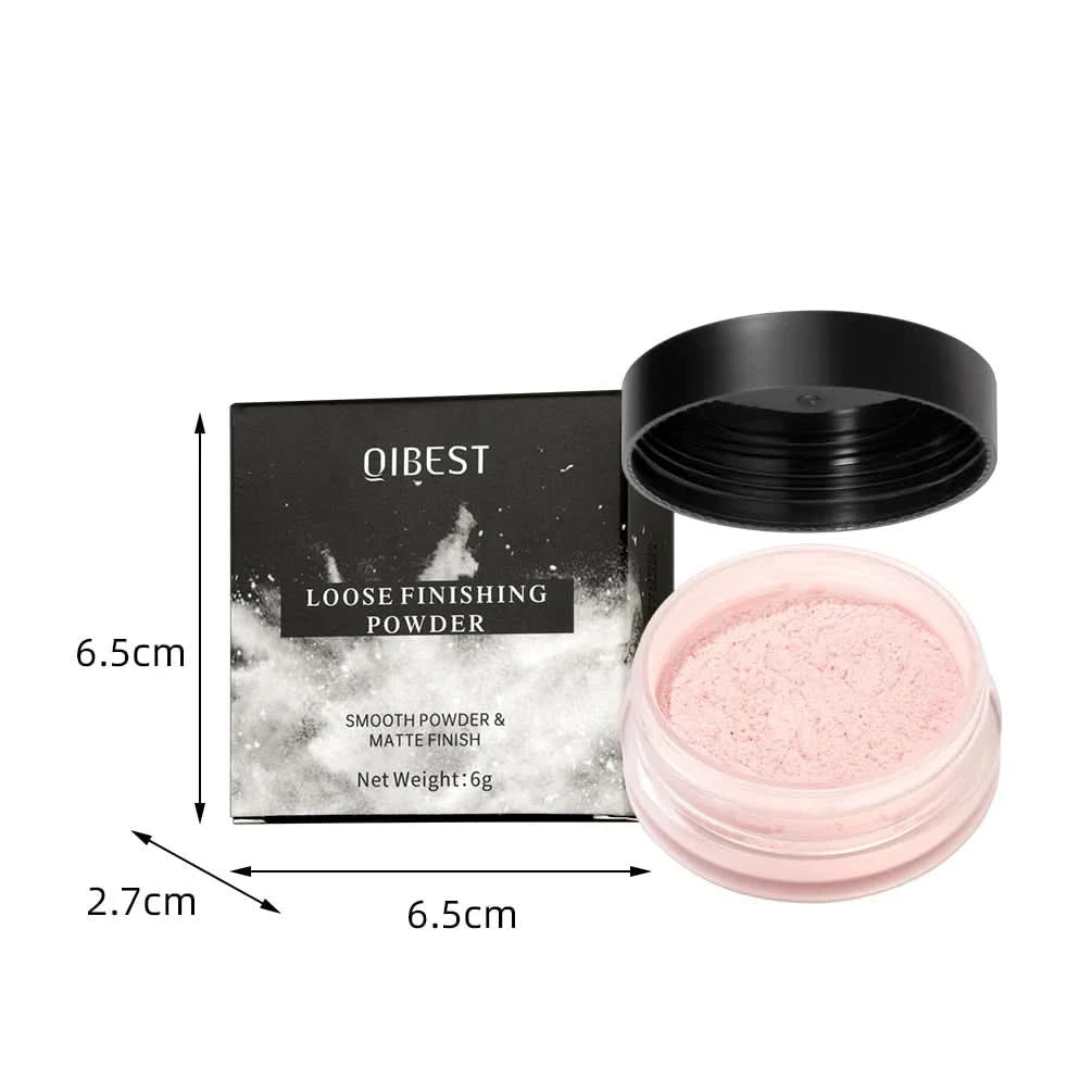 Face Loose Powder Translucent Matte Pink White Setting Powder Oil-Control Cosmetics Long-Lasting Waterproof Facial Makeup Powder - M & M Global