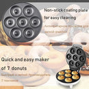 Household Donut Machine, Breakfast Machine, Cake Machine, Round Cake Machine, Bread Machine, Light Food Machine,White - M & M Global