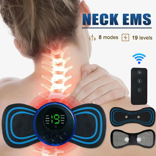 Multi functional intelligent mini massage stick portable neck massager shoulder and neck massage stick USB charging model - M & M Global