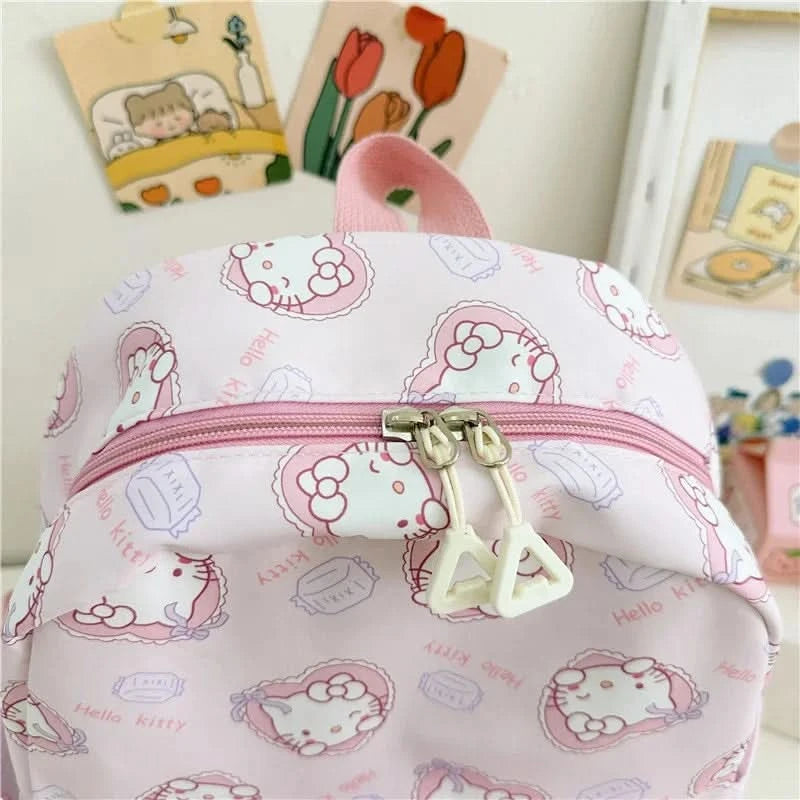 Kawaii Hello Kitty Kuromi Cinnamoroll Backpacks Cute Cartoon My Melody Pochacco Pompom Purin Anime Storage School Bag Sac A Dos - M & M Global