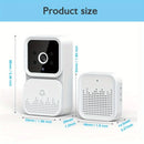 Wireless smart video doorbell 2.4GWiFi, 2-channel audio, night vision, SD card/cloud storage home security surveillance camera - M & M Global