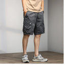Summer Men Cargo Cotton Shorts Mens Multi Pocket Casual Shorts Spring Mens Jogger Pants Fashion Beach Shorts Dropshipping LZLLTT