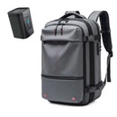 Travel Men 17 inch Laptop Backpack vacuum compression Backpack Business Large Capacity school Backpack expand outdoor backpack - M & M Global