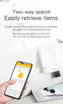Mini GPS Locator AntiLost Alarm Wallet Keychain Smart Tag Bluetooth-Compatible Tracer Keychain Dog Pet Child Tracker Key Finder - M & M Global