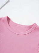 2024 Summer Hot selling Little Girl Daily Casual Clothing Minimalist Little Girl Polyester Set Cool Sleeveless Shorts Set Girl - M & M Global