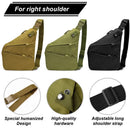Holster Men's Left Right Nylon Shoulder Bag Anti-theft Bag Chest Bag Hunting Multifunctional Concealed Tactical Storage Gun Bag - M & M Global