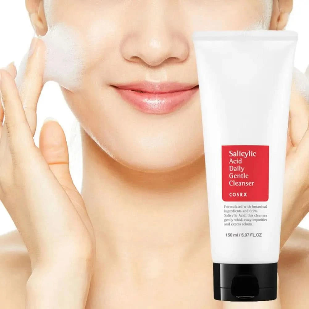 Salicylic Acid Facial Cleanser Amino Acid Face Wash Foam Face Cleanser Moisturizing Facial Cleansing Skin Care Product 100g/150g - M & M Global