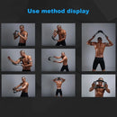Twister Arm Exerciser with Foam Handle Adjustable Spring Workout Bar Forearm Triceps Chest Expander Portable Fitness Equipment - M & M Global