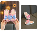 Summer New Kids Home Shoes Anti Slip Soft Sole Girls Bath Slipper Cartoon Cute Flower Bow Princess Slippers Children Beach Shoes - M & M Global