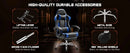 JHK Ergonomic Racing Gaming Chair Adjustable Swivel PU Leather with Headrest and Lumbar Support For Office Computer Living Room