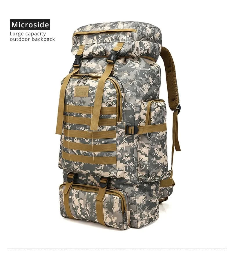 Rilibegan Men Travel Backpack Tactical Climbing Outdoor Hiking Camouflage Multifunctional Bag Men Backpack - M & M Global