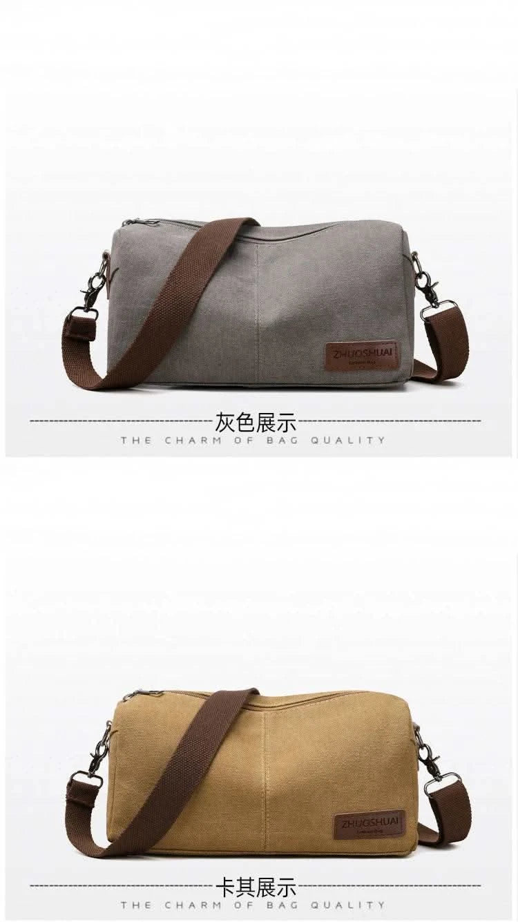 Crossbody bag, men's minimalist single-shoulder bag, women's outdoor travel commuting messenger bag, large capacity - M & M Global