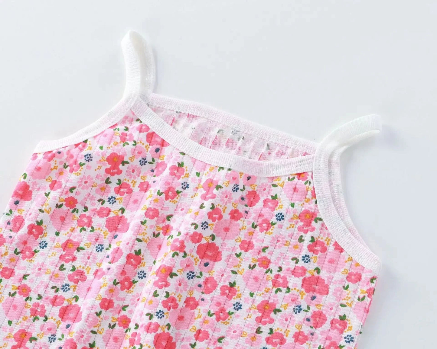 2025 Kids Cotton Clothes Girls Summer Clothes Sets Summer New Baby Sleeveless Tops + Shorts 2 Pieces Suit Girls Clothing Set - M & M Global