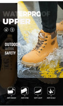 Men Safety Boots Waterproof Work Safety Shoes Anti-puncture Steel Toe Non Slip Work Sneakers Outdoor Male Indestructible Boots