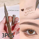 0.05mm slim eyeliner is smooth and durable, slim, quick-drying, long-lasting eyeliner, 4 colors, waterproof, non-smudging