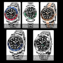 PAGANI DESIGN PD-1662 Luxury GMT Men Mechanical Wristwatch Sapphire Glass Stainless Steel 100M Waterproof Automatic Watches - M & M Global
