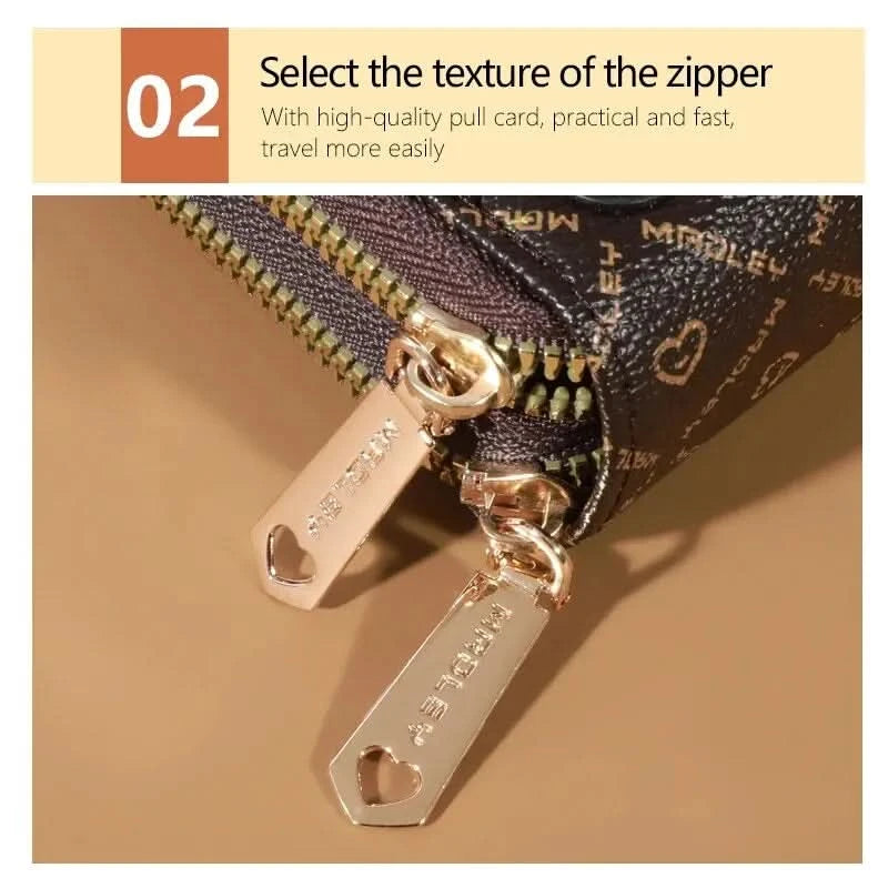 Mini Women's Wallet Handbag Multi Card Large Capacity Casual Shoulder Bag Mobile Phone Packet Fashion New Style Crossbody Wallet - M & M Global