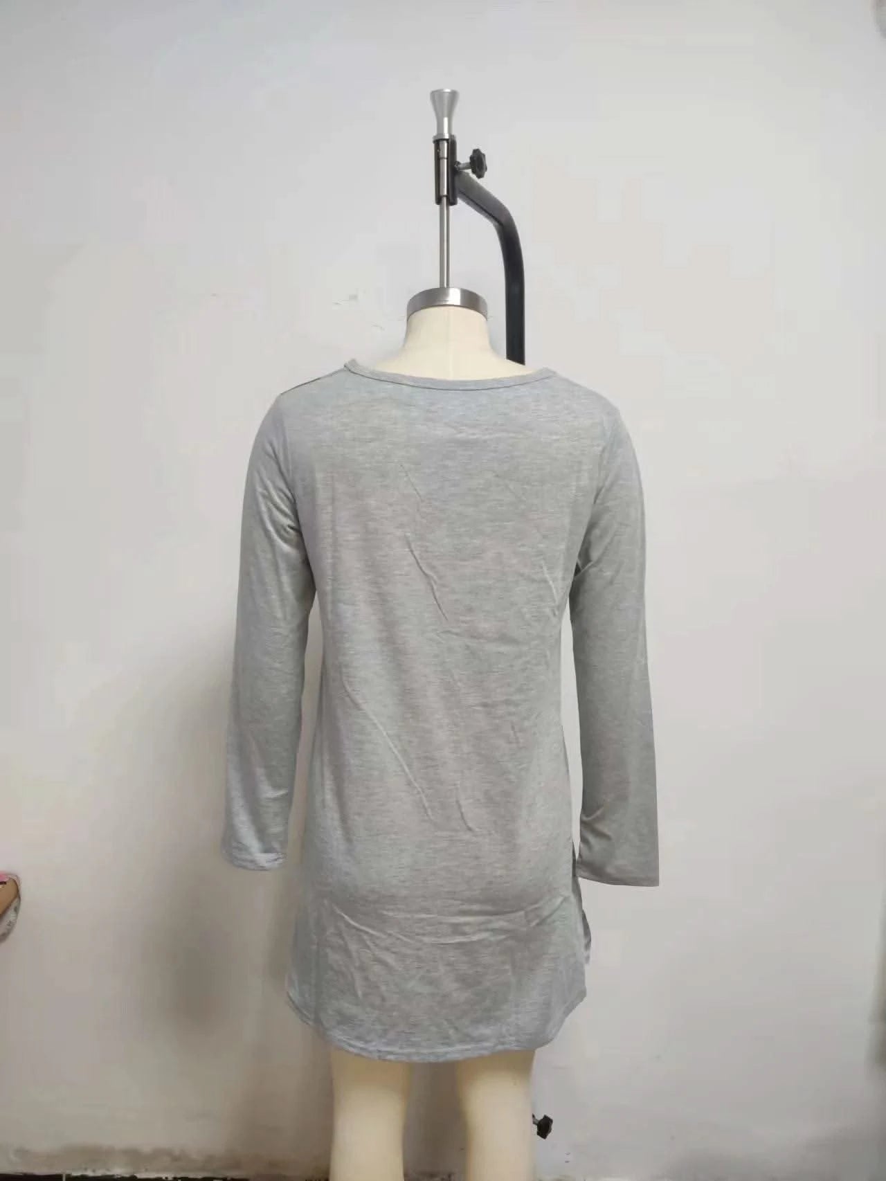 Dresses for Women European and American autumn and Winter Elegant Everyday Loose Party Dress Buttons Long Sleeve Dress - M & M Global