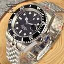 Tandorio NH35A Date Stainless Steel 40mm Dive Automatic Men Watch Sapphire Crystal Rotating Bezel Luminous Mechanical Wristwatch - M & M Global