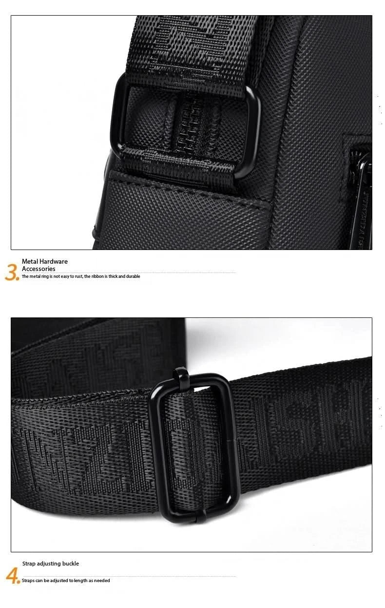 New Kangaroo Luxury Brand Business Messenger Bag Men  Crossbody Bag Man Shoulder Bags Male Oxford Casual  Business Handbag - M & M Global