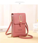 Touch Screen Cell Phone Messenger Bags Women Purse and Handbag Mini Shoulder Bag Pink Small Hand Bag Crossbody for Women  bolsos - M & M Global
