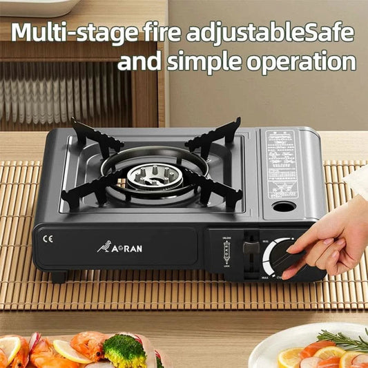 Cassette Stove Household Outdoor Portable Stove Grill 2900W High Fire Gas Stove Suitable for Outdoor Camping Kitchen Barbecue - M & M Global