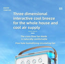 Portable 3 in 1 Mini AC Air Cooler Fan Humidifier with LED Light for Home Office Bedroom Camping Cooling - M & M Global