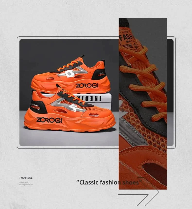New Summer Men Shoes Breathable Outdoor Sneakers Platform Casual Sneakers Running Shoes Hollow out Sandals Zapatillas Hombre - M & M Global