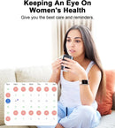 Android Smart Watch For Women(Answer/Make Calls) 1.85''Full Touch Screen Fitness Tracker Pedometer/Calories/ 100+ Sports Modes