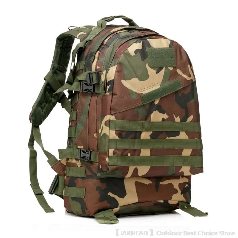 Outdoor Sport Camping Backpack Hiking Trekking School Bag Travel Cycling Walking Large Capacity Rucksack 3D Tactical Backpack - M & M Global