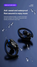 Lenovo LP75 Sports Wireless Earphones with Mics,Button Control, LED Power Display,Hifi Stereo Sound Bluetooth 5.3 TWS Headphones - M & M Global