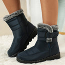 Women's Winter Snow Boots for Women 2026 New Faux Fur Long Plush Snow Boots Woman Platform Shoes Warm Cotton Couples Ankle Boots