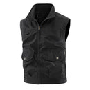 2025 Plus Size Vest Jacket for Men Summer New Sleeveless Jacket Waistcoat for Hiking Camping Fishing Wear Vests Big Pockets