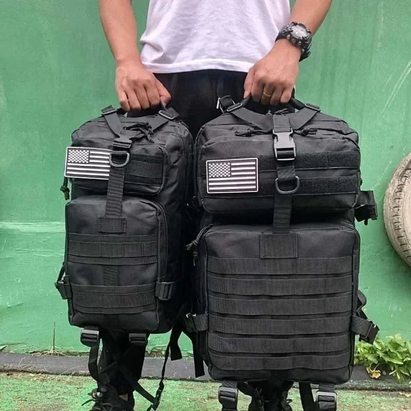 45L Man Tactical Backpacks HkingTraveling Bags Survival Outdoor 3P Assault Pack EDC Molle Pack For Trekking Hunting Bag - M & M Global