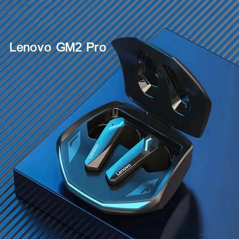 Lenovo GM2 Pro Wireless Headphones Earphones Bluetooth Touch Control Noise Reduction Stereo Earbuds Headsets for Xiaomi Iphone - M & M Global