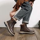 Waterproof Safety Boots Men Indestructible Steel Toe Work Boots Anti-smash Stab-resistant Safety Shoes Biker Botas Para Hombre