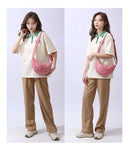 Simple Design Women's Messenger Bag Fashion Ladies Nylon Hobos Small Shoulder Bags Vintage Female Girls Purse Cloth Handbags - M & M Global