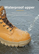 Men Safety Boots Waterproof Work Safety Shoes Anti-puncture Steel Toe Non Slip Work Sneakers Outdoor Male Indestructible Boots