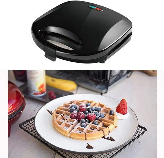Mini Waffle Maker,Sandwich Maker Toastie ， Multifunctional Electric Small Sandwich Makers ， Grilling Panini Plate Home Waffle To - M & M Global