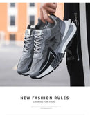 Men Sneakers Autumn Fashion Breathable Running Shoes Outdoor Jogging Sports Trainers Platform Non-slip - M & M Global