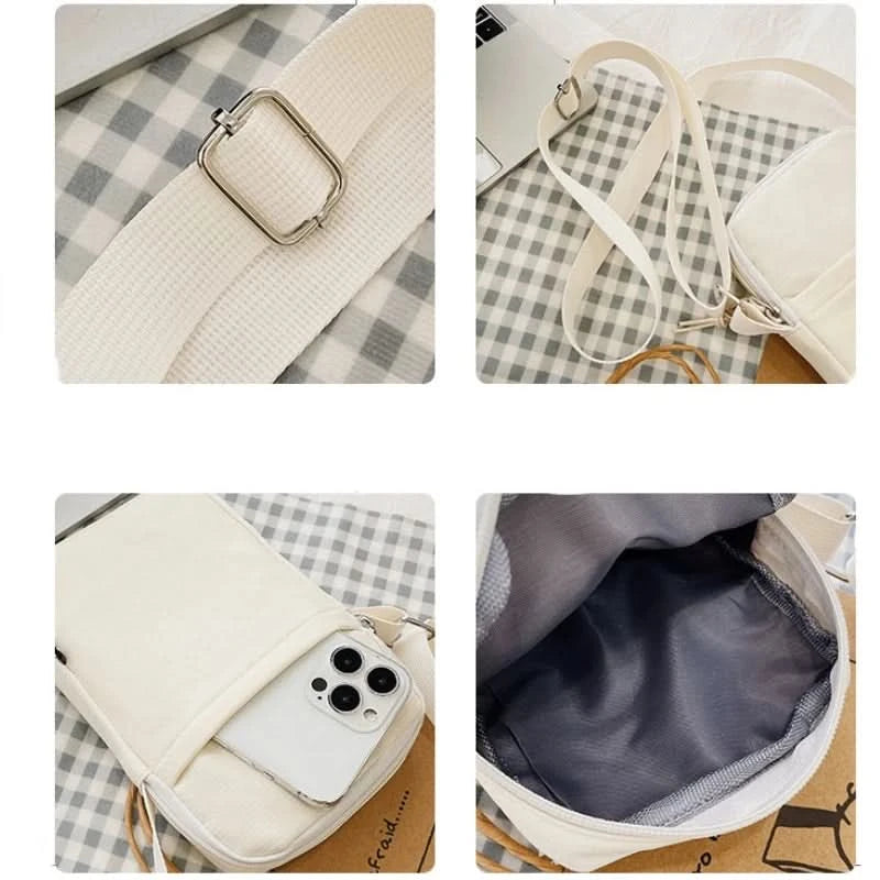 New Fashion Mobile Phone Bag Women's Messenger Bag All-match Mini Small Crossbody Bag Hanging Neck Coin Purse Vertical Handbag - M & M Global