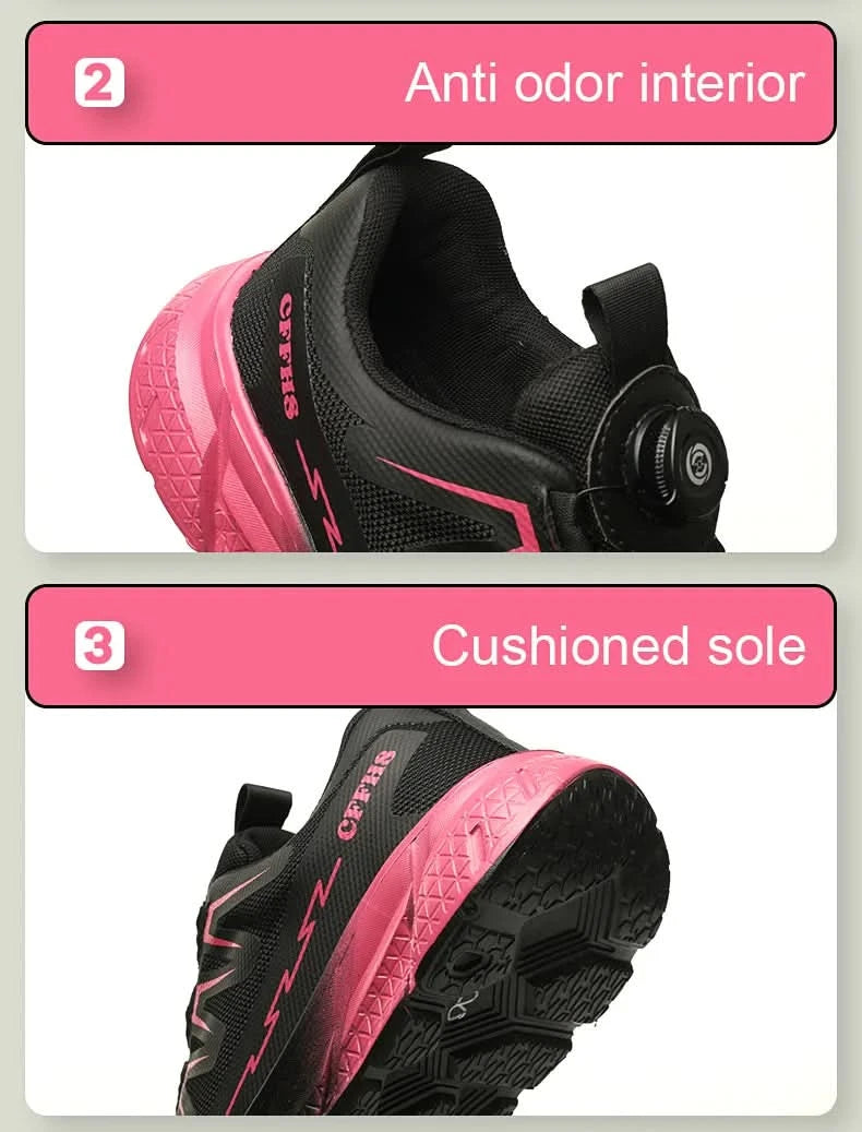New women's anti-puncture anti-smash breathable fashion safety protection shoes
