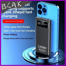 Quality BCAK New 120W Power Bank 20000mAh Super Fast Charging Large Capacity Mobile Power Supply - M & M Global