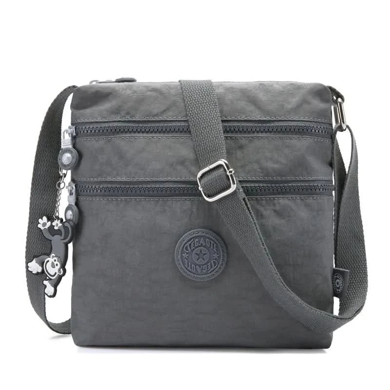 TEGAOTE Summer Men Women Shoulder Messenger Bag Small Cross Body Phone Purse Lightweight Blue Grey Black Red Purple M0910 - M & M Global
